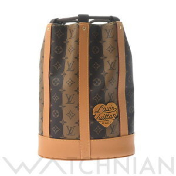 Louis Vuitton NIGO Randonne Messenger Bag Brown Stripe Shoulder - Picture 1 of 9